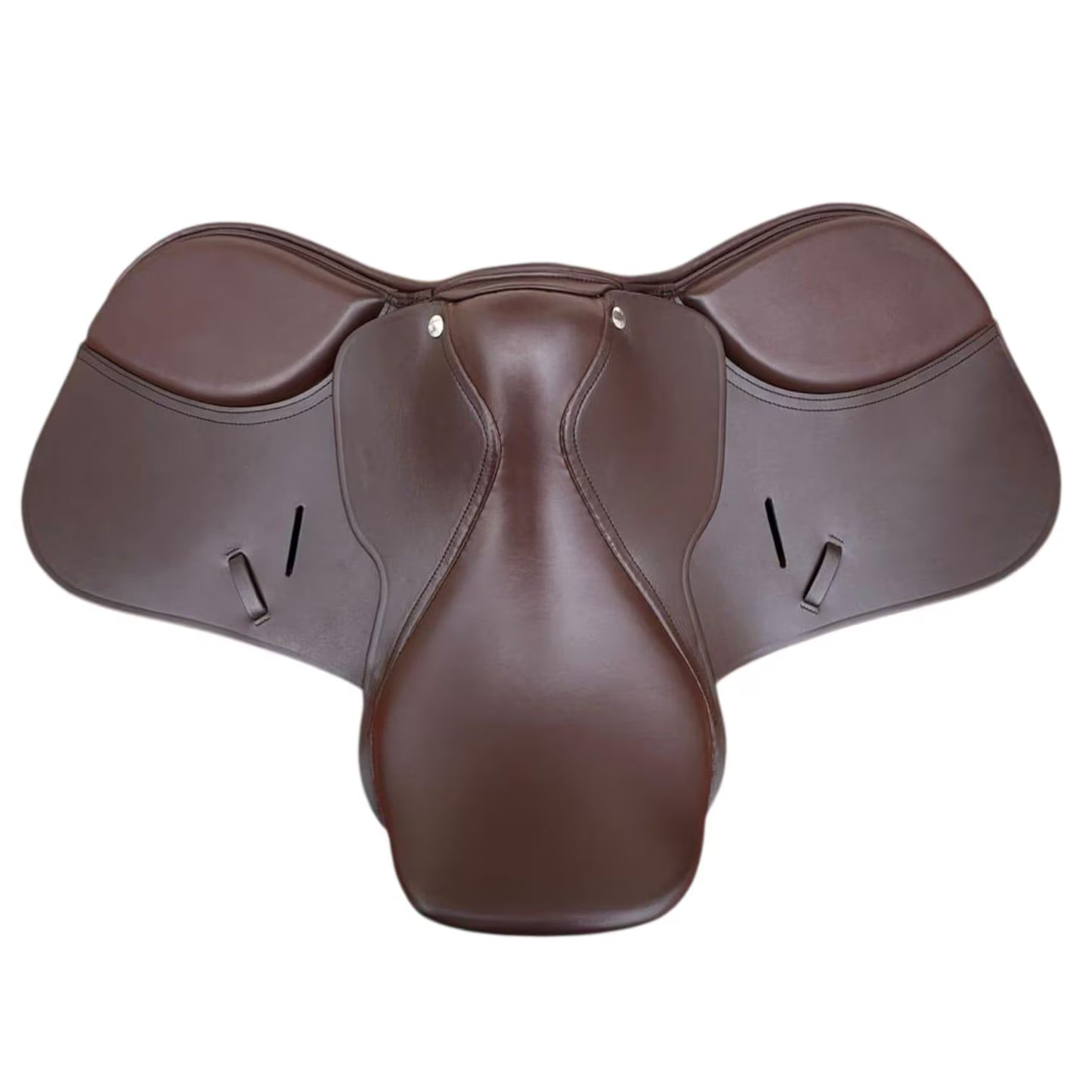 Brown Handcrafted Leather English Jumping Saddle