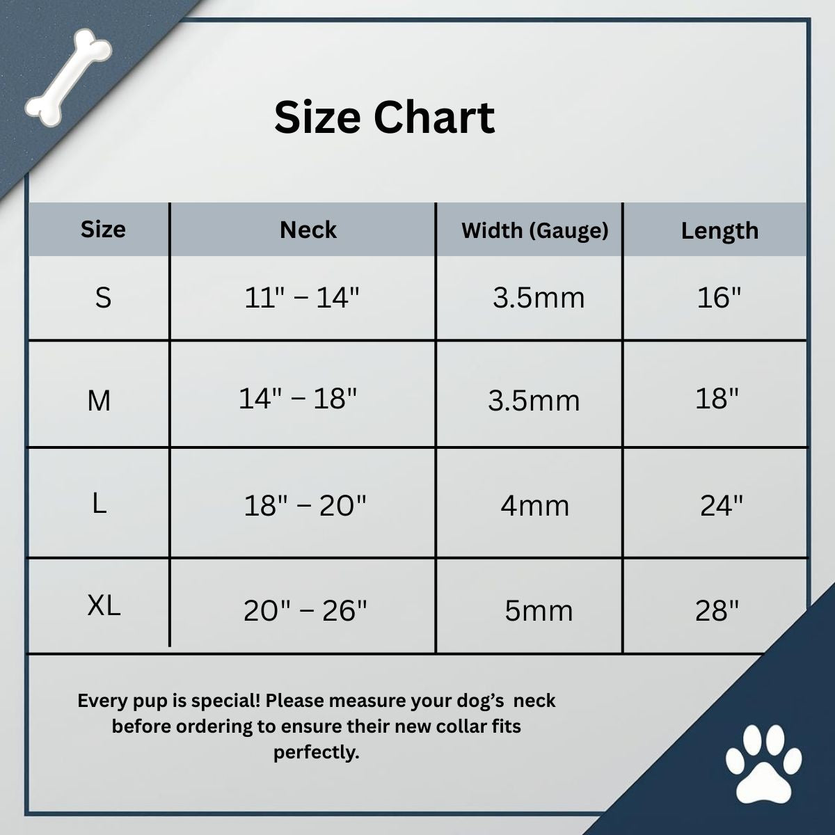 Stainless Steel Choke Chain Dog Training Collar