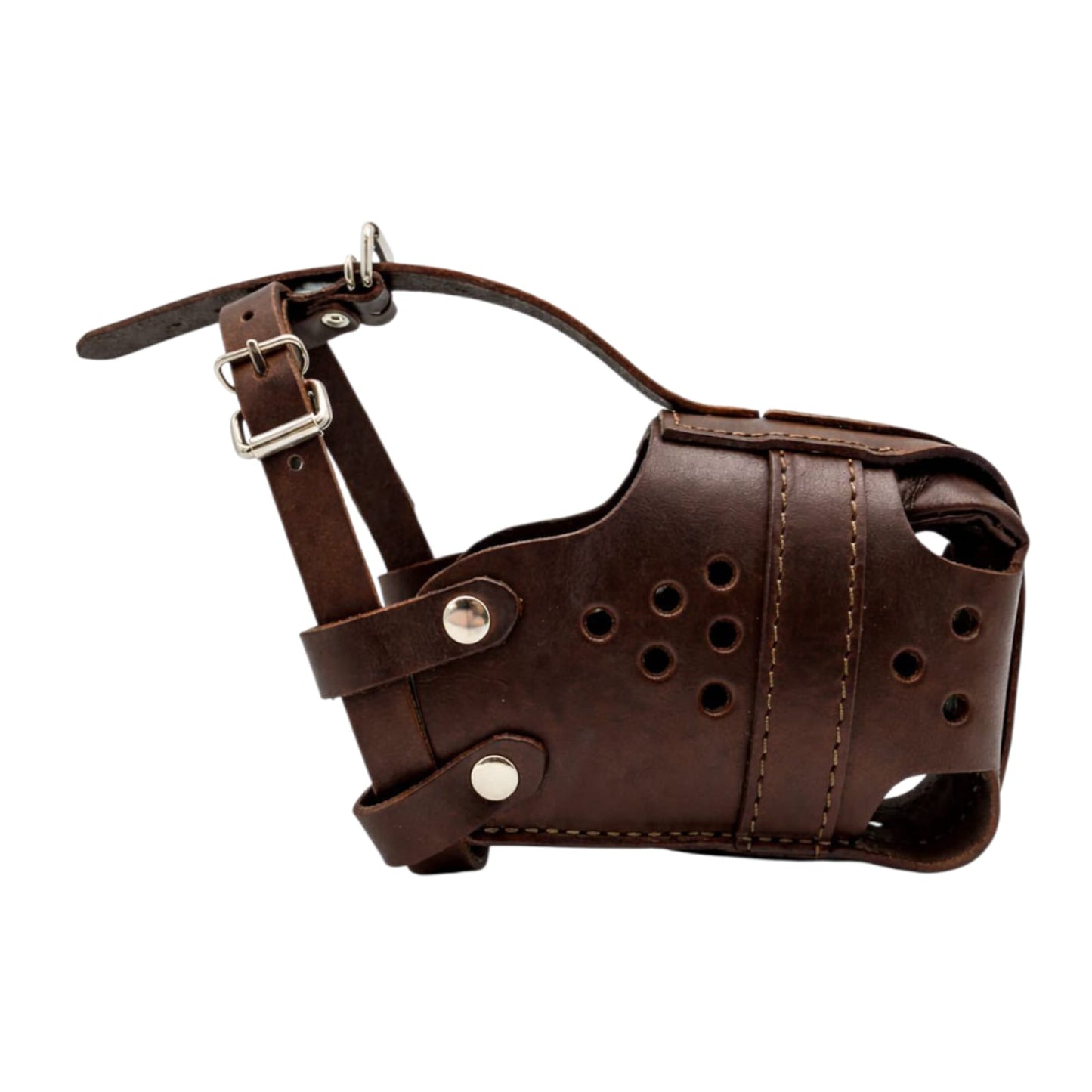 Premium Leather Padded Dog Muzzle
