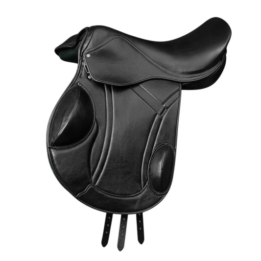 Black Leather Dressage Saddle