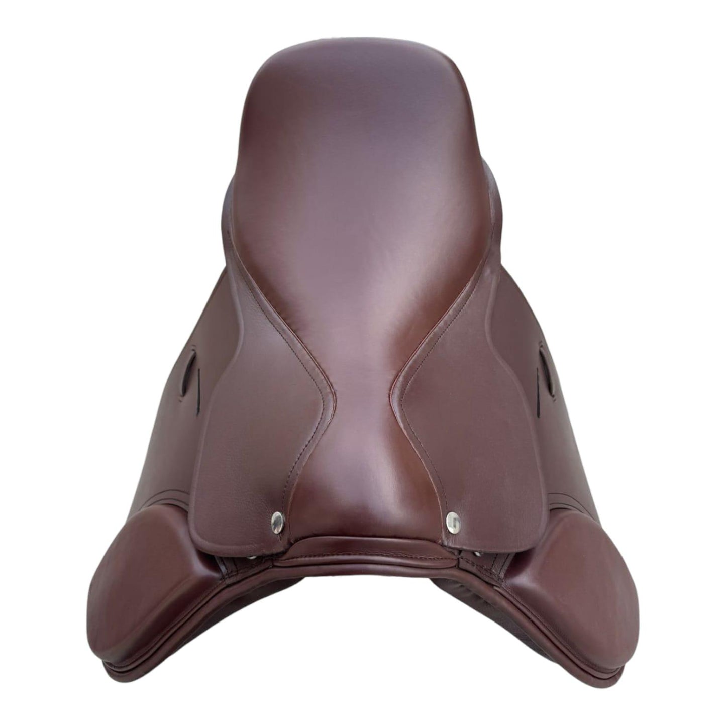 Brown Handcrafted Leather English Jumping Saddle