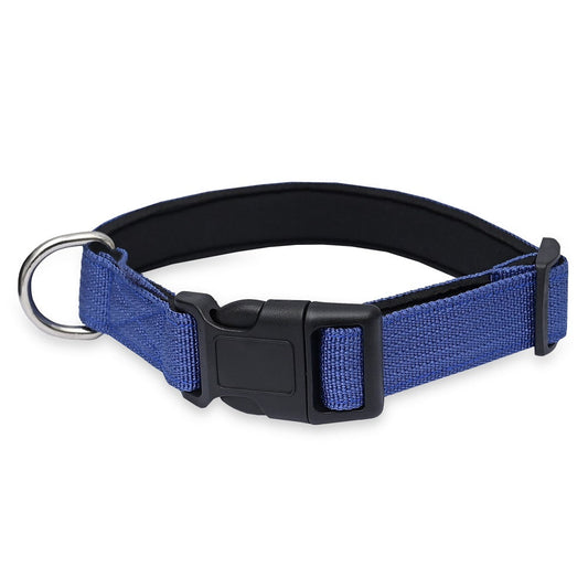 Padded Nylon Dog Collar – Lightweight, Comfortable & Adjustable