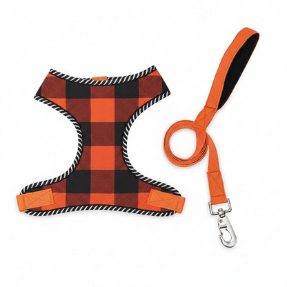 Dog Mesh Harness & Leash Set – Breathable, Lightweight & Comfortable