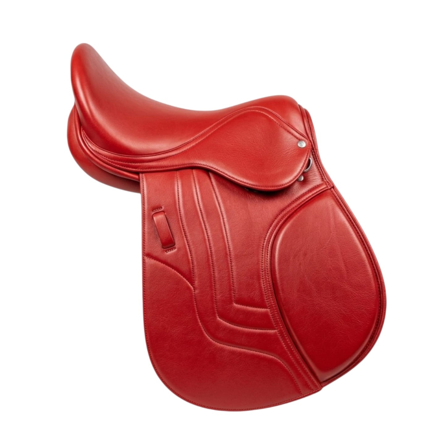Red English Jumping Saddle