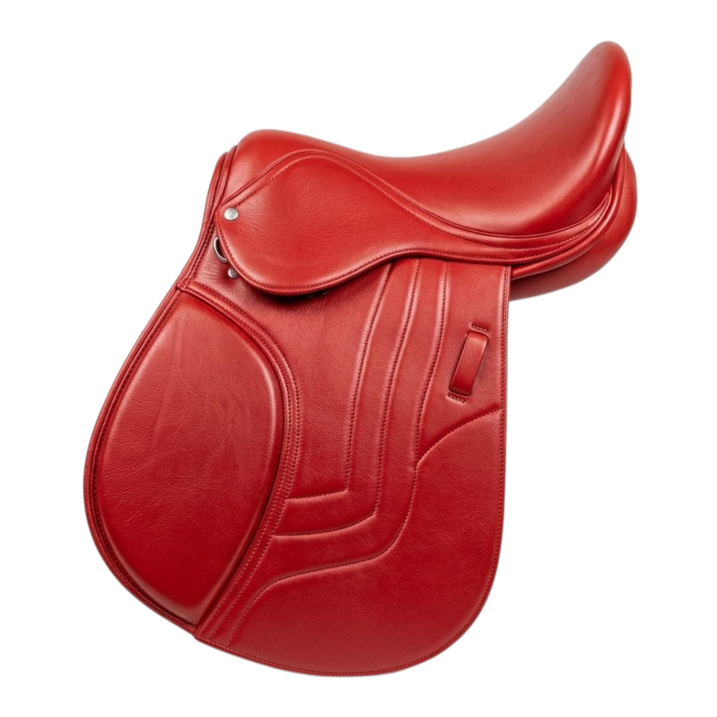 Red English Jumping Saddle