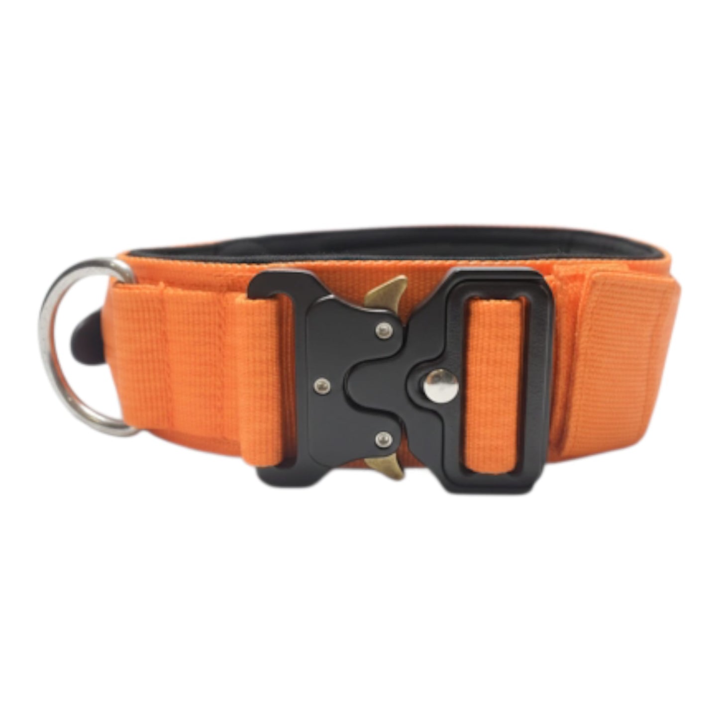Tactical Dog Collar with Handle & Neoprene Padding – Heavy-Duty & Secure