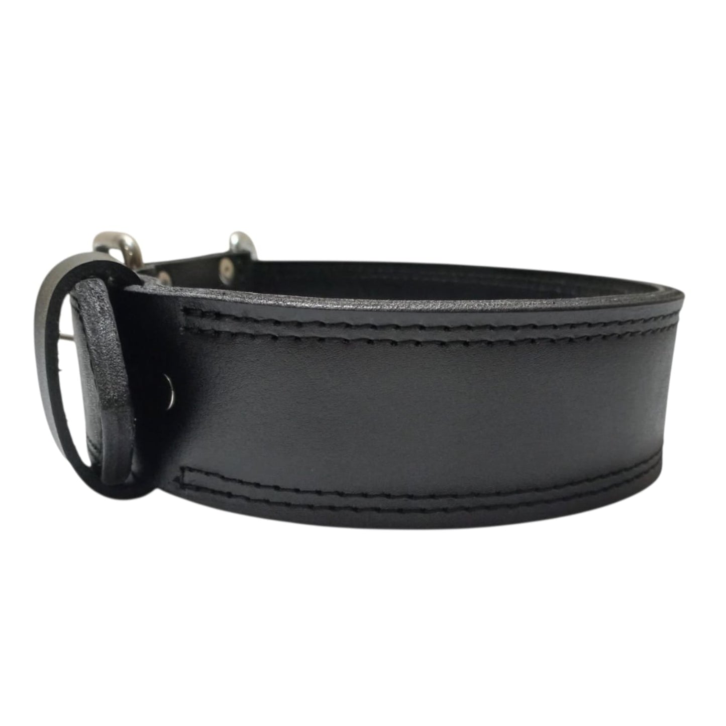 Heavy-Duty Leather Dog Training Collar – Strong, Comfortable & Built to Last