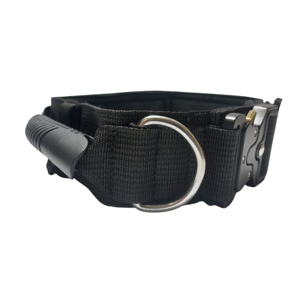 Tactical Dog Collar with Handle & Neoprene Padding – Heavy-Duty & Secure