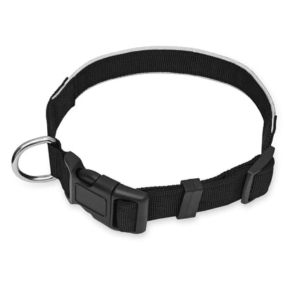 Reflective Dog Collar – Adjustable, Lightweight & Safe for Night Walks