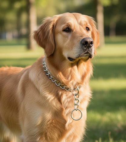 Stainless Steel Choke Chain Dog Training Collar