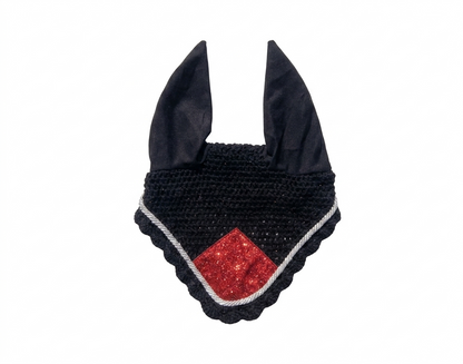 Glitter Saddle Pad Set with Matching Ear Bonnet & Brushing Boots