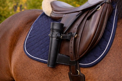 Leather Riding Hip Flask Holder with Stainless Steel Flask