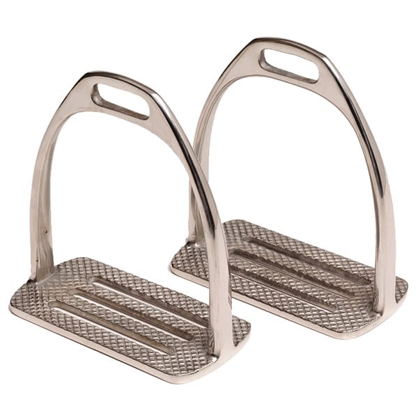 Stainless Steel Horse Riding Stirrups | Durable Equestrian Saddle Irons for English Riding
