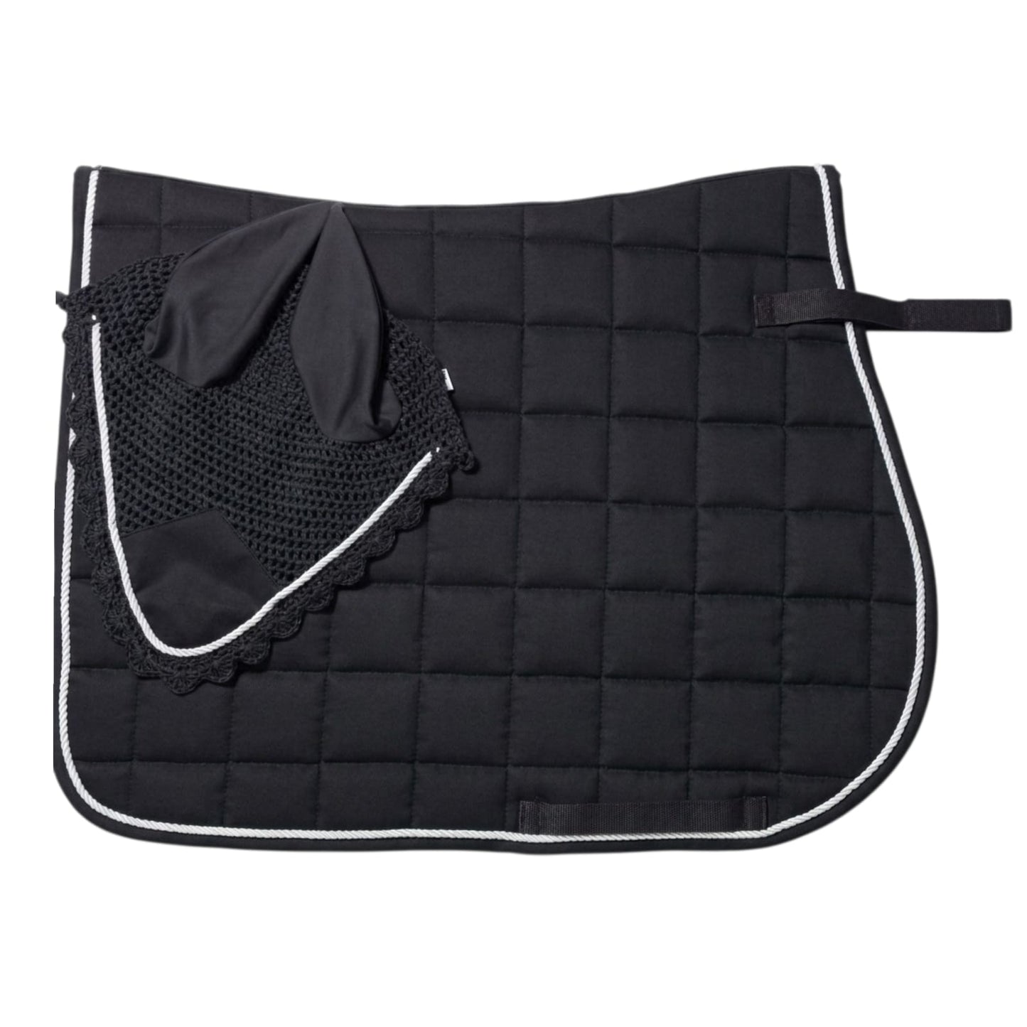 Equestrian Matching Tack Set – Saddle Pad, Ear Bonnet