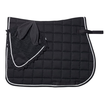 Equestrian Matching Tack Set – Saddle Pad, Ear Bonnet